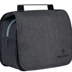 KIRKJUBØUR Outdoor|Camping^® "Rejser" Exterior Neceser para colgar negro