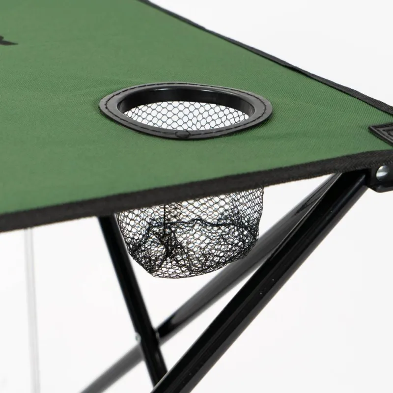 KIRKJUBØUR Outdoor|Camping^® "Solkatt" mesa de camping plegable verde