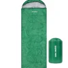 KIRKJUBØUR Outdoor|Camping^® "Søvn" Exterior Saco de dormir 220 x 75 cm 15 °C verde