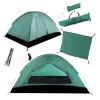 KIRKJUBØUR Outdoor|Camping^® "Vindr" 1 persona acampando Tienda de campaña verde