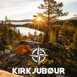KIRKJUBØUR Outdoor|Camping^® "Vindr" Camping 2 personas Tienda de campaña blanco