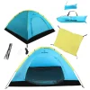 KIRKJUBØUR Outdoor|Camping^® "Vindr" Camping 2 personas Tienda de campaña turquesa