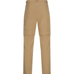 Hombre KIRKJUBØUR Outdoor|Pantalones Largos^® Zip-Off Hombre 2 en 1 Pantalón de trekking Marrón