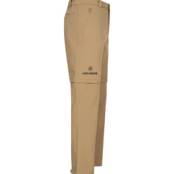 Hombre KIRKJUBØUR Outdoor|Pantalones Largos^® Zip-Off Hombre 2 en 1 Pantalón de trekking Marrón