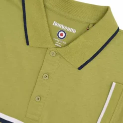 Hombre Lambretta Camisas Y Polos^Badge Logo Hombre Polo SS1024-REMOTO