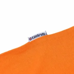 Hombre Lambretta Camisetas^Checker Board Hombre Camiseta SS0159-BRNT NARANJA