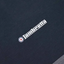 Hombre Lambretta Camisas Y Polos^Contrast Panel Hombre Polo SS1219-MARINO