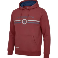 Hombre Lambretta Sudaderas Y Jerséis^Contrast Target Hombre Sudadera con capucha SS1531-BURG
