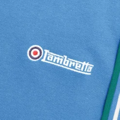 Hombre Lambretta Camisas Y Polos^Doble punta Hombre Polo SS1608-AZ BL/DL/GRY