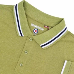 Hombre Lambretta Camisas Y Polos^DRS Hombre Polo SS1025-REMOTO