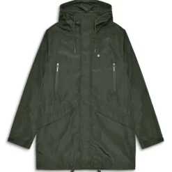 Hombre Lambretta Chaquetas^Heaton Waterproof Hombre Parka Chaqueta LAM14-KHAKI