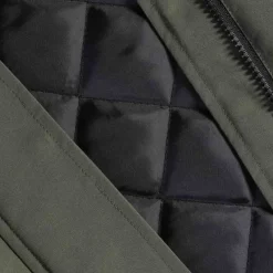 Hombre Lambretta Chaquetas^Parka con cuello de piel Hombre Chaquetón SS5024-KHAKI