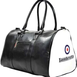 Lambretta Bolsos^Retro Sports Bag Bolso 23x40x25 T20064S-NEGRO/BLANCO