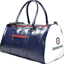 Lambretta Bolsos^Retro Sports Large Bag Bolso 28x49x25 T20064L-NVY/BLANCO