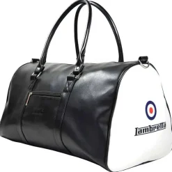 Lambretta Bolsos^Retro Sports Large Bag Bolso 28x49x25 T20064L-NEGRO/BLANCO