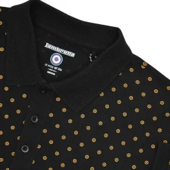 Hombre Lambretta Camisas Y Polos^Target Premium Hombre Polo SS4299-NEGRO/ORO