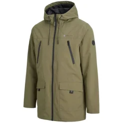 Hombre Lambretta Chaquetas^Terrace Waterproof Hombre Parka Chaqueta SS7817-KHAKI