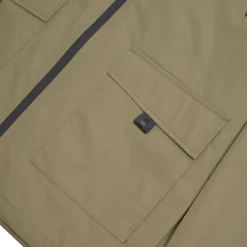 Hombre Lambretta Chaquetas^Terrace Waterproof Hombre Parka Chaqueta SS7817-KHAKI