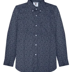 Hombre Lambretta Camisas Y Polos^Tonal Paisley Hombre Camisa de manga larga RWIS1383