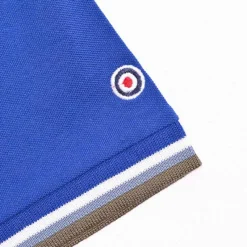 Hombre Lambretta Camisas Y Polos^Triple Tipped Hombre Polo SS1650-DB/W/S/K