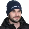 LEANDRO LIDO Gorros^"Callata" Beanie Gorro de invierno azul marino