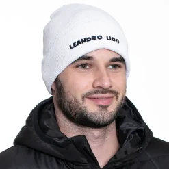 LEANDRO LIDO Gorros^"Callata" Beanie Gorro de invierno blanco
