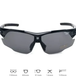 LEANDRO LIDO Ciclismo|Outdoor^Challenger One Gafas de sol deportivas negro