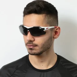 LEANDRO LIDO Ciclismo|Outdoor^Challenger One Gafas de sol deportivas blanco/negro