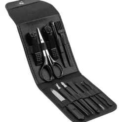 LEANDRO LIDO Otros Accesorios^"Monza" Manicura Conjunto 13 piezas negro