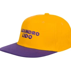 LEANDRO LIDO Gorras^"No. 24" snapback Gorra amarillo/morado
