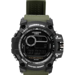 LEANDRO LIDO Ciclismo|Running^"Palermo" Unisex Reloj deportivo verde oscuro
