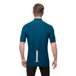 LEANDRO LIDO Ciclismo^"Portofino" Hombre Maillot de ciclismo de manga corta azul