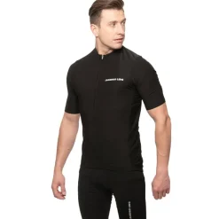 LEANDRO LIDO Ciclismo^"Portofino" Hombre Maillot de ciclismo de manga corta negro