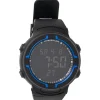LEANDRO LIDO Accesorios De Fitness|Relojes^"Vernazza" Unisex Reloj deportivo negro/azul