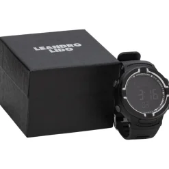 LEANDRO LIDO Accesorios De Fitness|Relojes^"Vernazza" Unisex Reloj deportivo negro/blanco