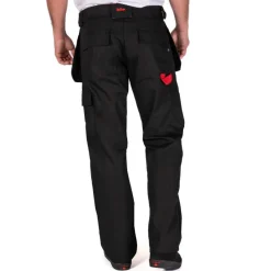 Hombre Lee Cooper Equipo De Trabajo|Vestuario Laboral^Funda Pocket Workwear Hombre Pantalón de trabajo negro LCPNT216-BLK