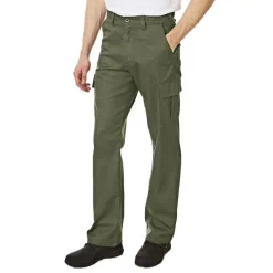 Hombre Lee Cooper Equipo De Trabajo|Vestuario Laboral^Hombre Pantalón de trabajo cargo color caqui LCPNT205-KHA