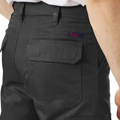 Hombre Lee Cooper Equipo De Trabajo|Vestuario Laboral^Hombre Pantalón de trabajo cargo negro LCPNT205-BLK