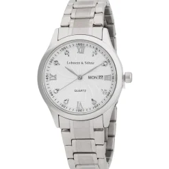 Lobstein & Söhne Relojes^Lobstein & Söhne ® "Leopold" Reloj plateado/blanco