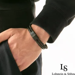 Lobstein & Söhne Otros Accesorios^Lobstein & Söhne "Arthur" Hombre Correa negra