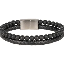 Lobstein & Söhne Otros Accesorios^Lobstein & Söhne "Arthur" Hombre Brazalete negro/plata