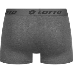 Hombre Lotto Multipacks|Ropa Interior^Retro Hombre Calzoncillos bóxer Pack de 3 gris MBXX1002NET-GREY