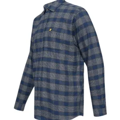 Hombre Lyle and Scott Camisas Y Polos^Lyle y Scott Check Hombre Camisa de manga larga LW1707V-Z271