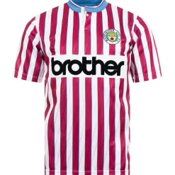 Lizenz Tienda Para Aficionados^Manchester City F.C. 1988 Hombre Fuera Camiseta retro 701223690-001