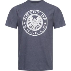 Hombre Lizenz Héroes De La Infancia|Camisetas^MARAVILLA Agents of S.H.I.E.L.D. Hombre Camiseta FBMTS663HNY