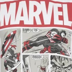 Hombre Lizenz Héroes De La Infancia|Camisetas^MARAVILLA Heroes Comics Hombre Camiseta FBMTS301WHT