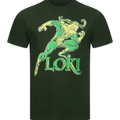 Hombre Lizenz Héroes De La Infancia|Camisetas^Marvel Loki Hombre Camiseta MAMTS086FST