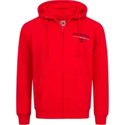 CASTORE Tienda Para Aficionados^Milton Keynes Dons Hombre Sudadera con cremallera y capucha INFMKDMON8-22-RED