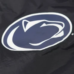 Hombre Mitchell & Ness Chaquetas^Mitchell & Ness Penn State University Hombre Chaqueta coach BFJKAJ18027-PENBLCK
