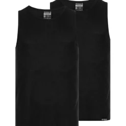 Hombre MONT EMILIAN Multipacks|Ropa Interior^"Ajaccio" Hombre Camiseta interior Pack de 2 negro